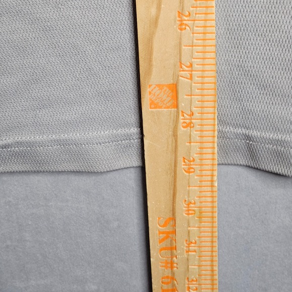 Vintage Nike Shirt Mens XL Gray Long Sleeve Jersey V-Neck Pullover Swoosh Logo - Picture 7 of 10